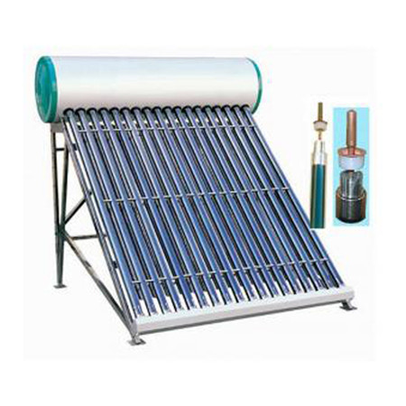 家庭用暖房温水用の無圧太陽熱温水器システム