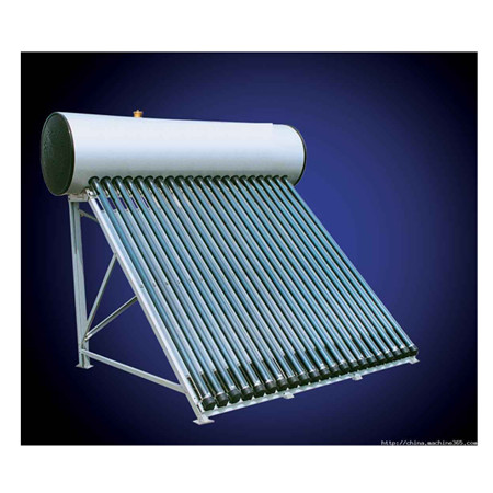 傾斜屋根設置用のDould平板太陽熱温水器