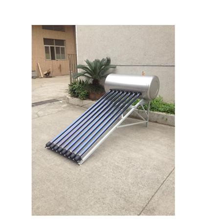 電気を備えた家庭用太陽熱温水器システム