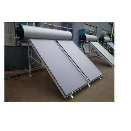 分離されたアクティブ平板太陽熱温水器システム-開ループ